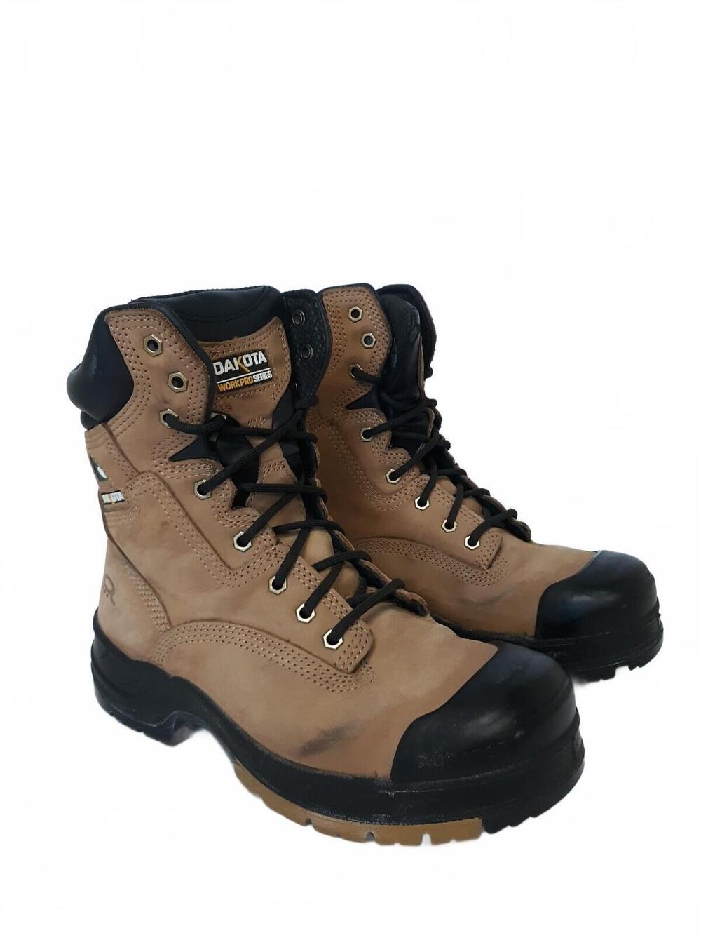 Dakota WorkPro 8006 Men's 8' Work Boots Steel Toe Composite Plate Leather 8M